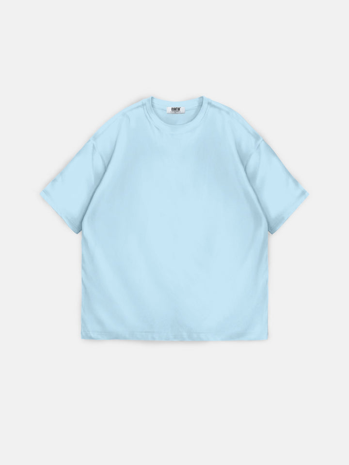 Oversize Basic T-Shirt - Ice Blue