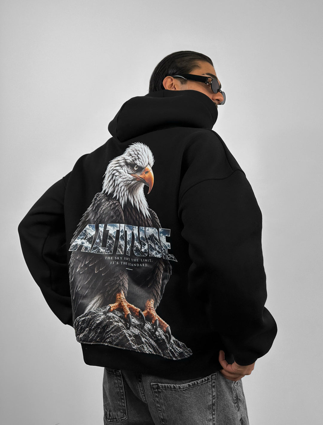 Oversize Altitude Hoodie - Black