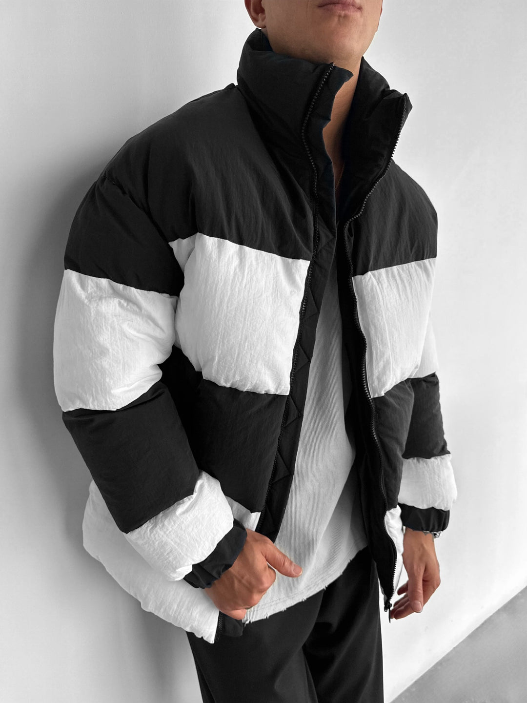 Oversize Puffer Jacket - Black