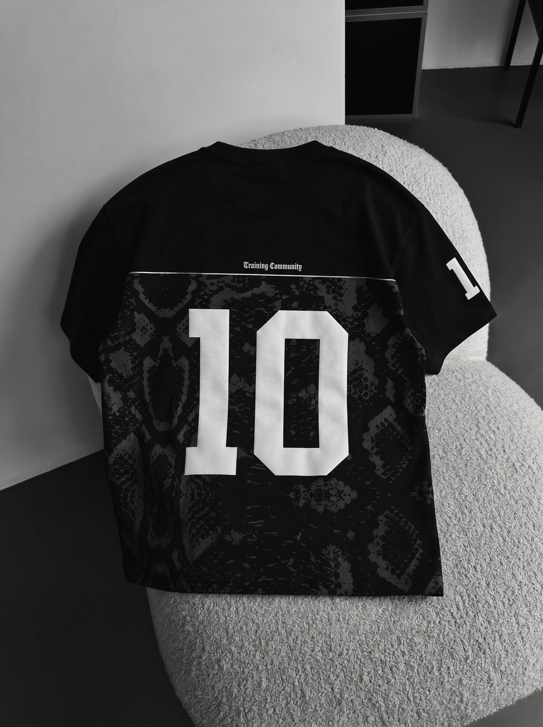 Oversize Brooklyn T-shirt - Black and Anthracite