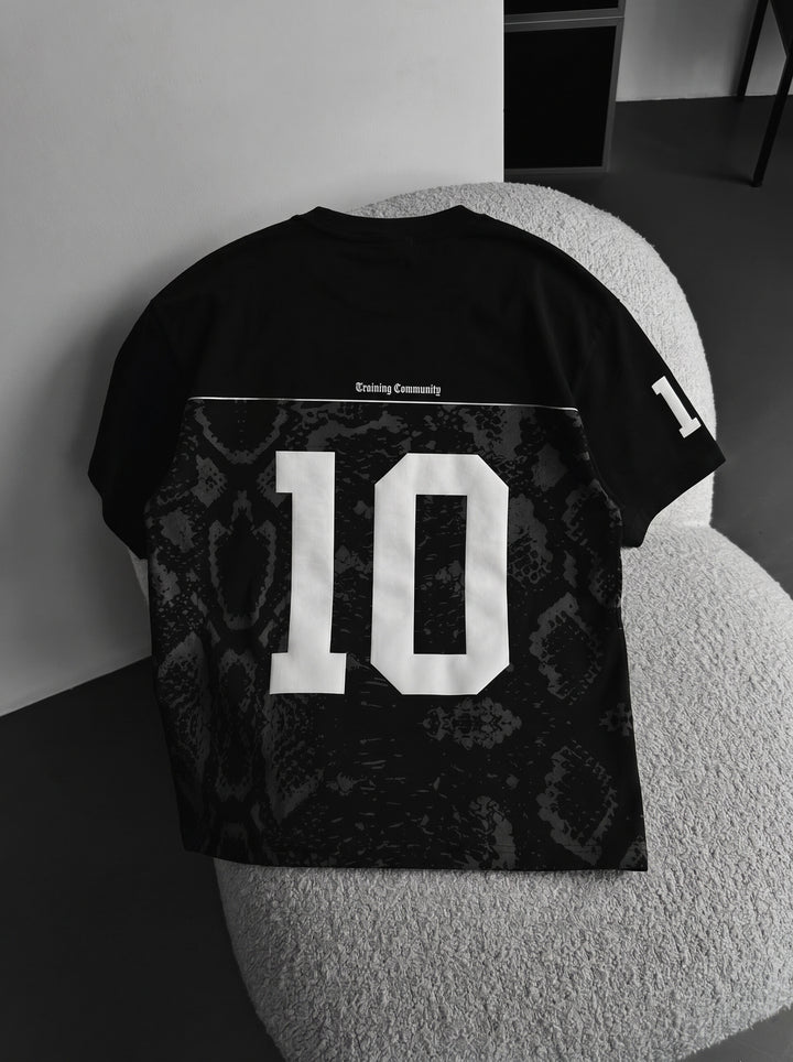 Oversize Brooklyn T-shirt - Black and Anthracite
