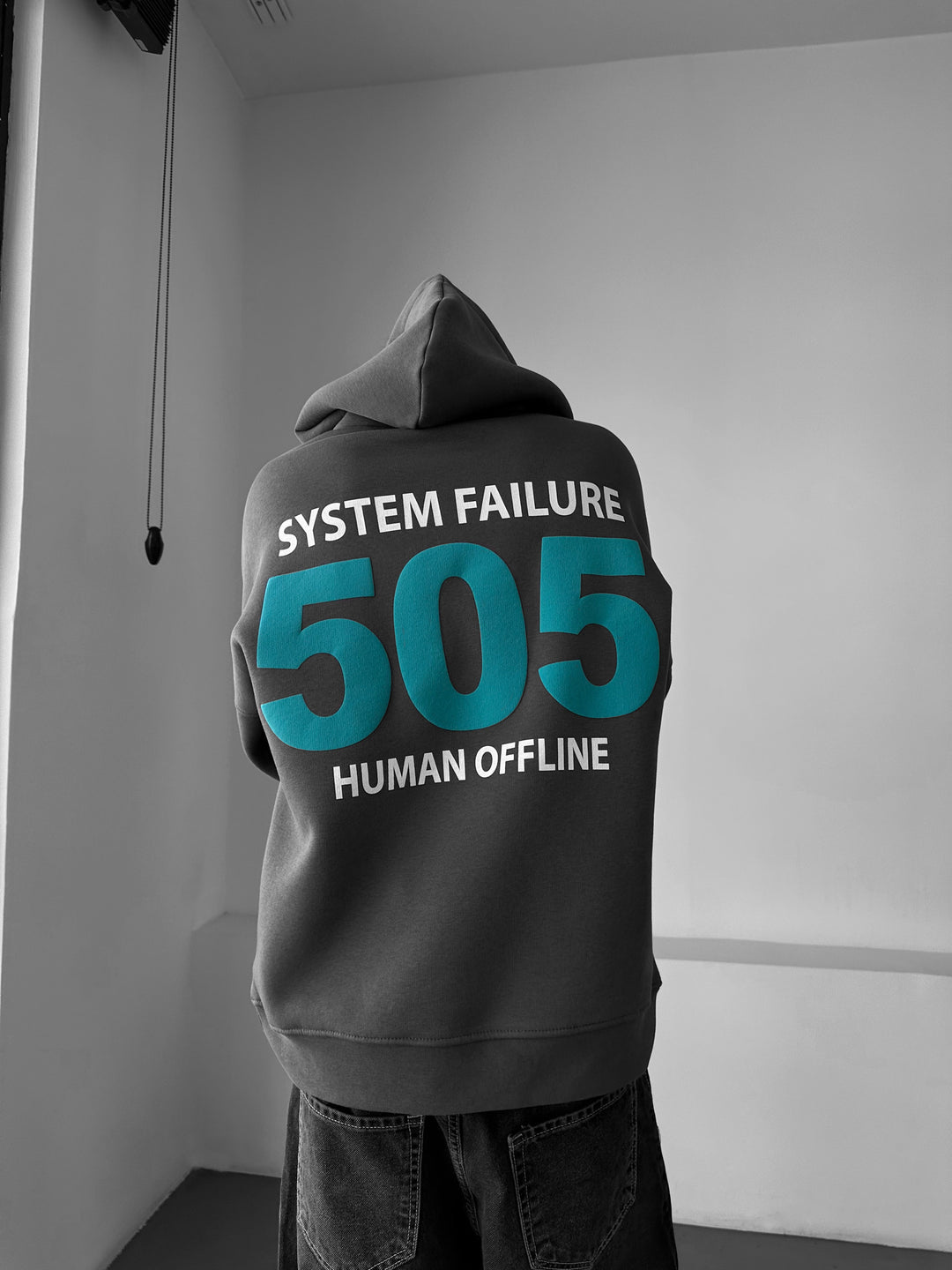 Oversize 505 Hoodie - Anthracite