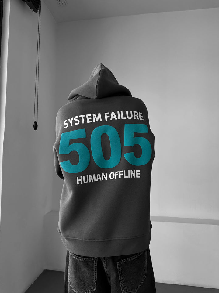 Oversize 505 Hoodie - Anthracite