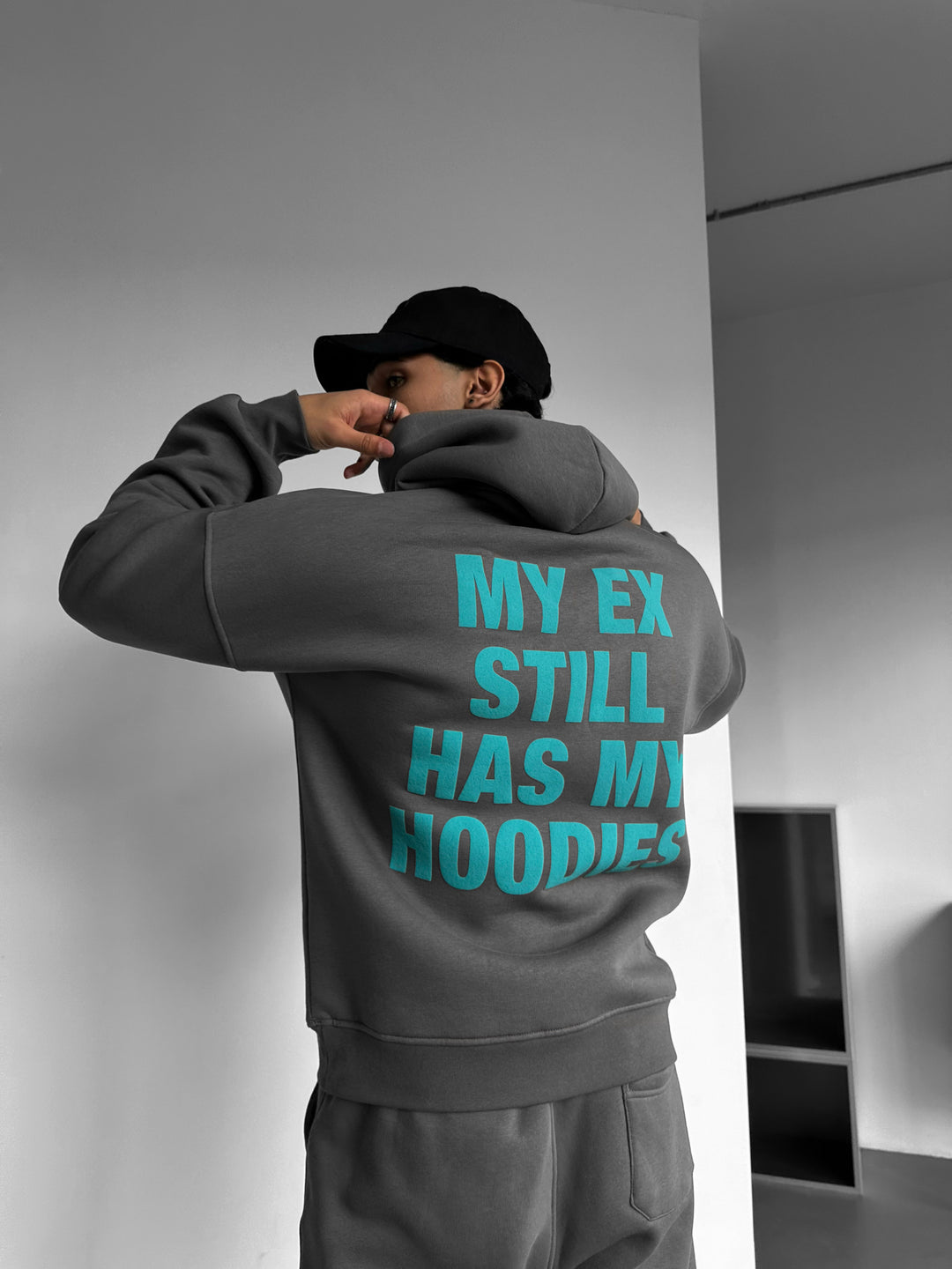 Oversize EX Part II Hoodie - Anthracite