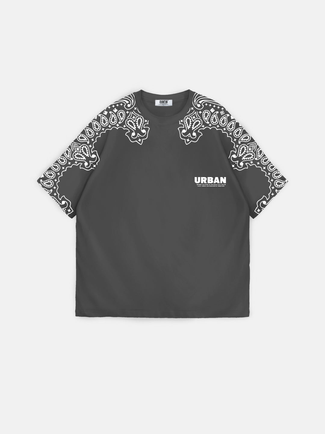 Oversize Urban Carpet T-shirt - Anthracite