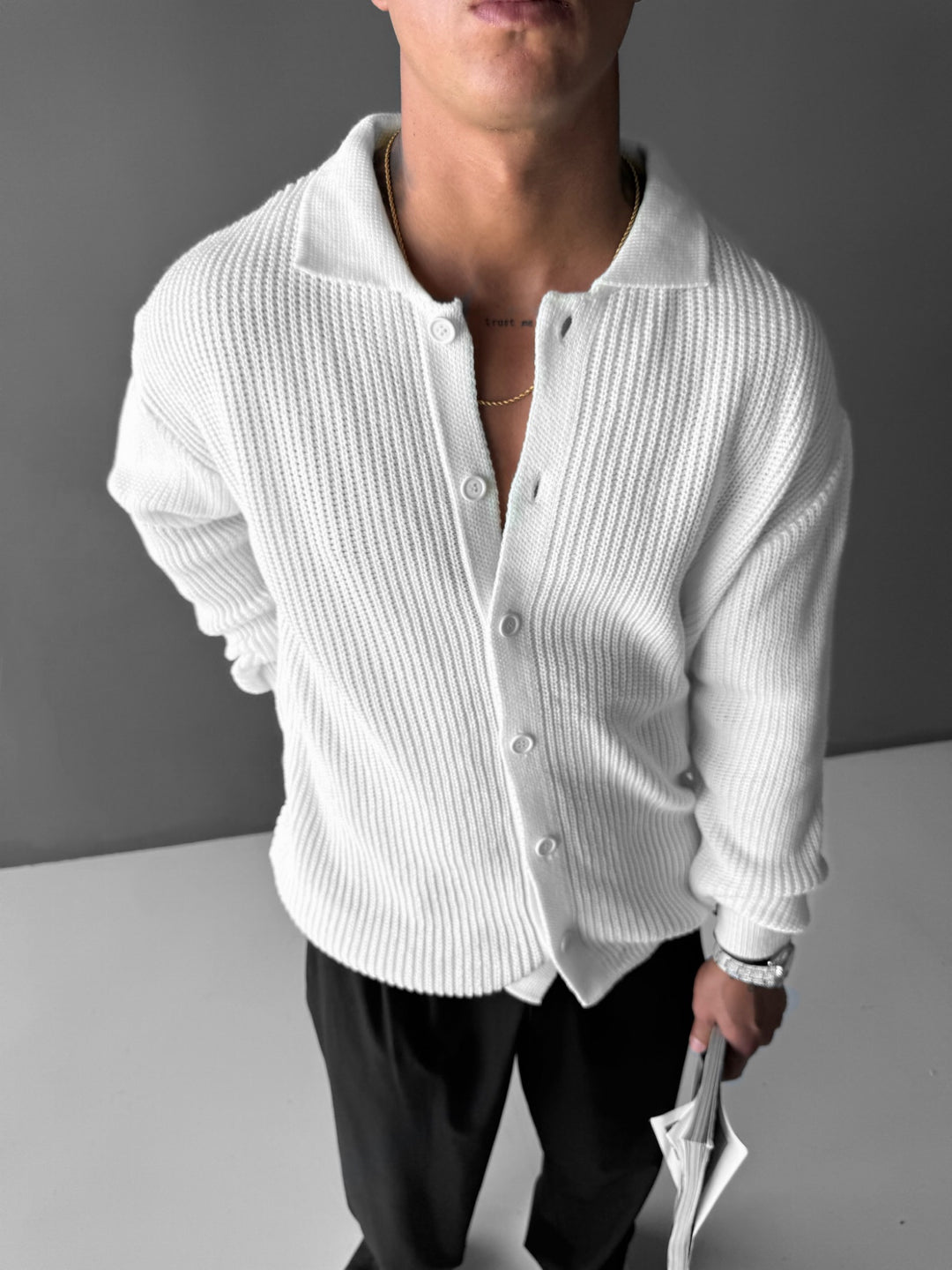 Oversize Cardigan - Ecru