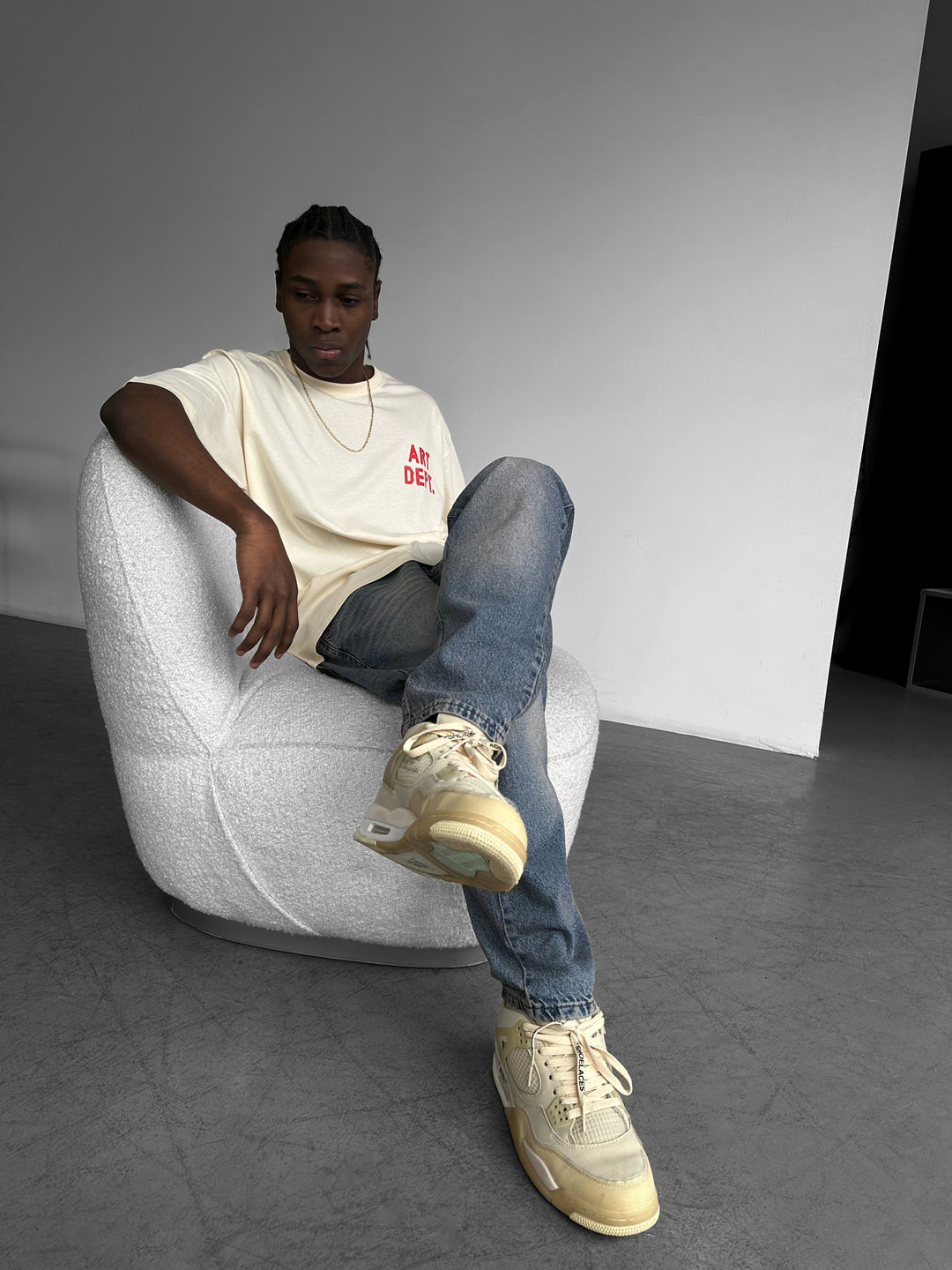 Oversize Art Dept. T-shirt - Antique White