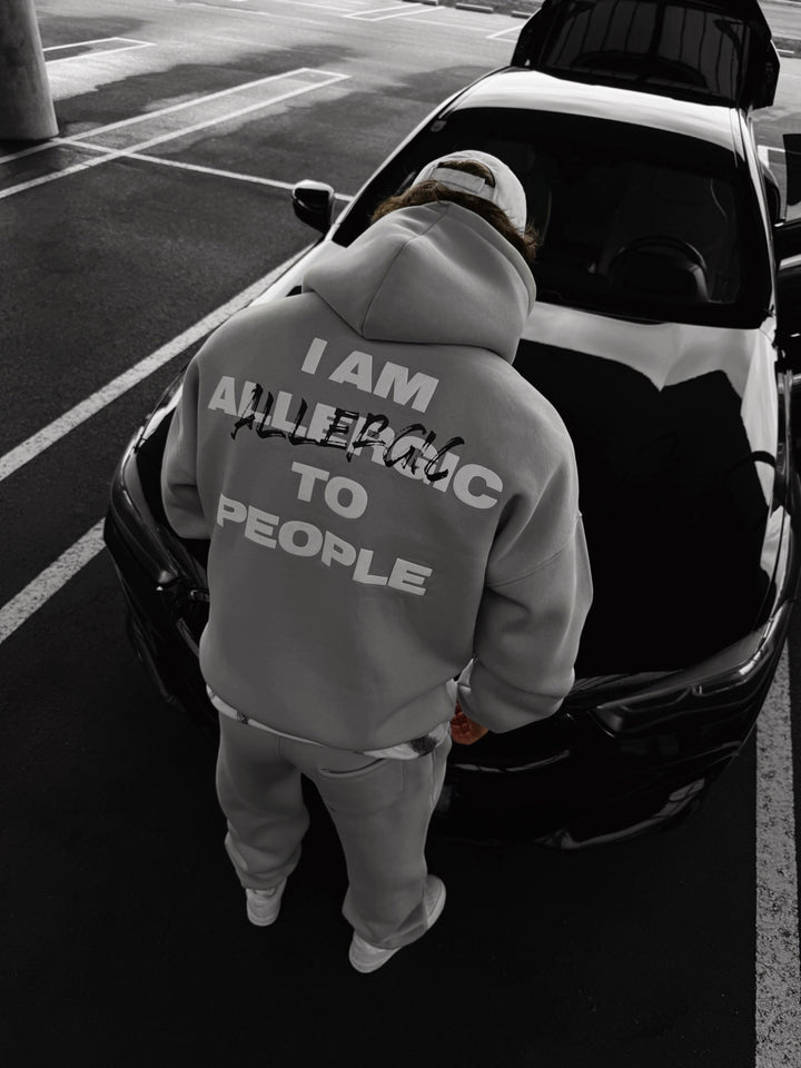 Oversize Allergic Hoodie - Grey