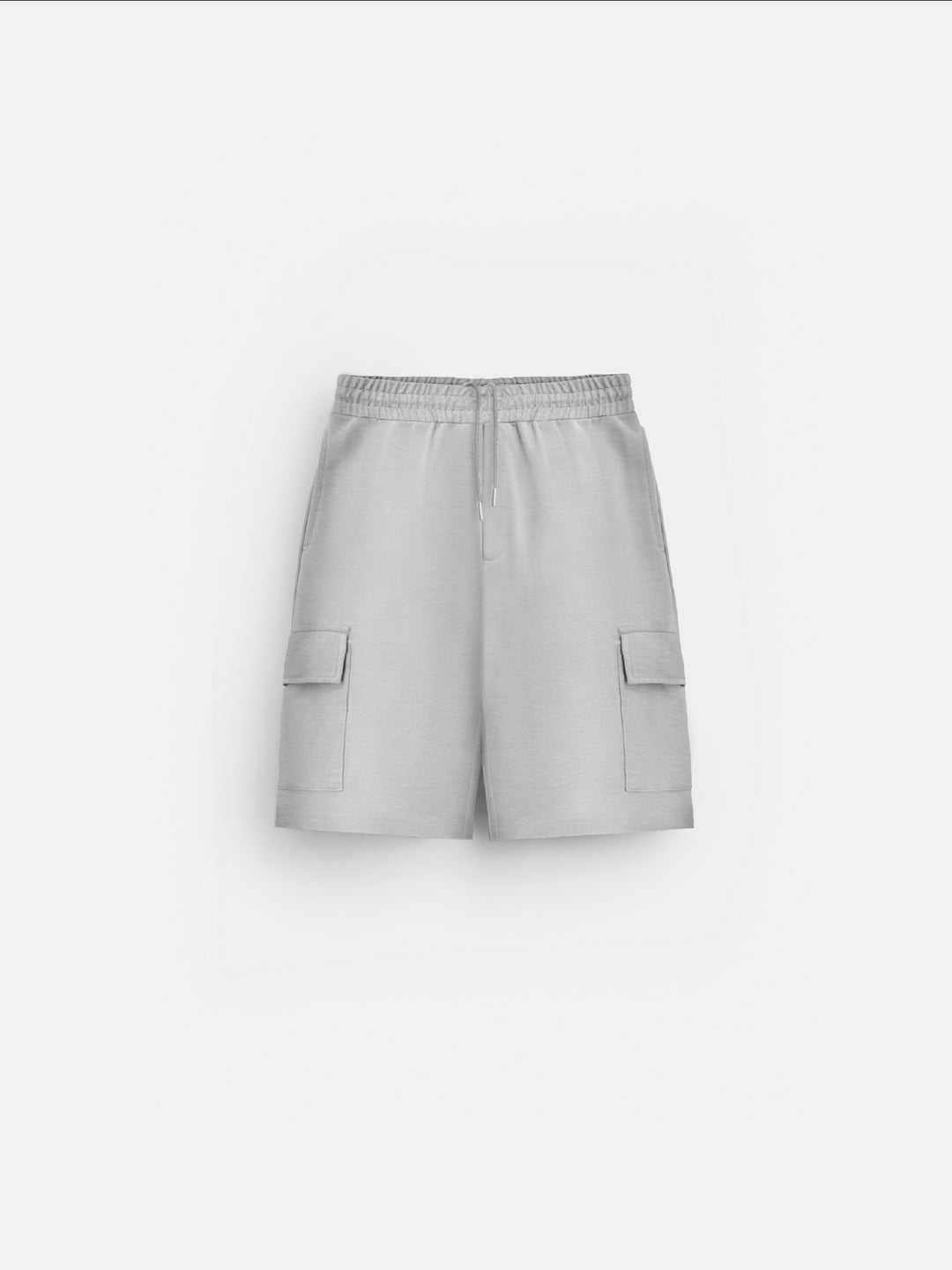 Loose Fit Pocket Shorts - Grey