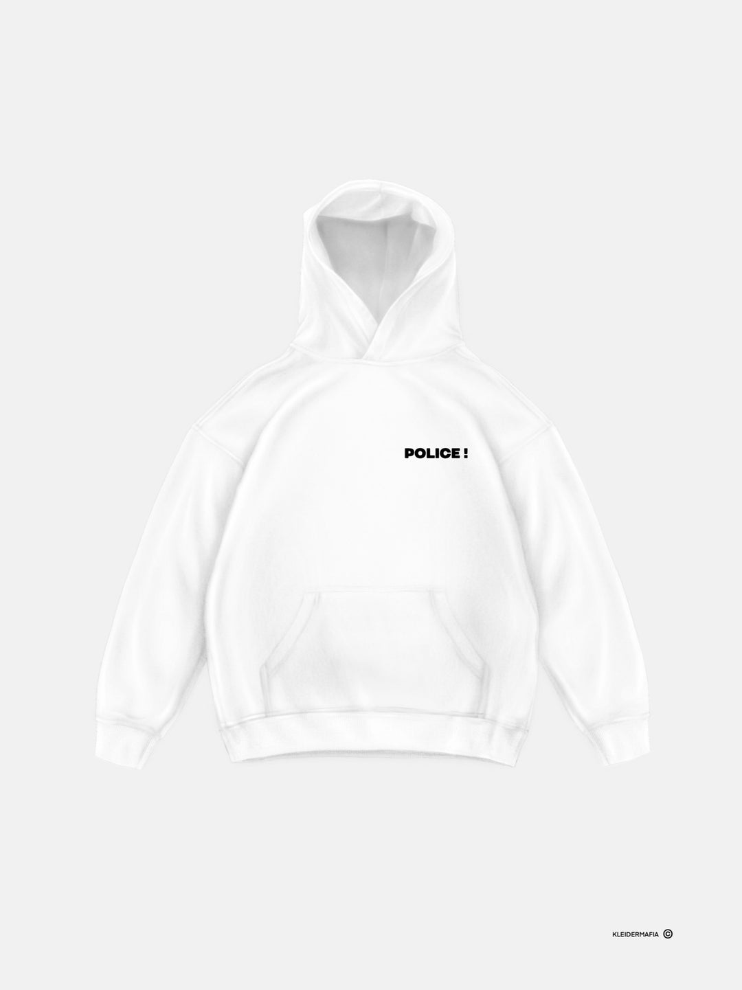 Oversize Warn a Brother Hoodie - White