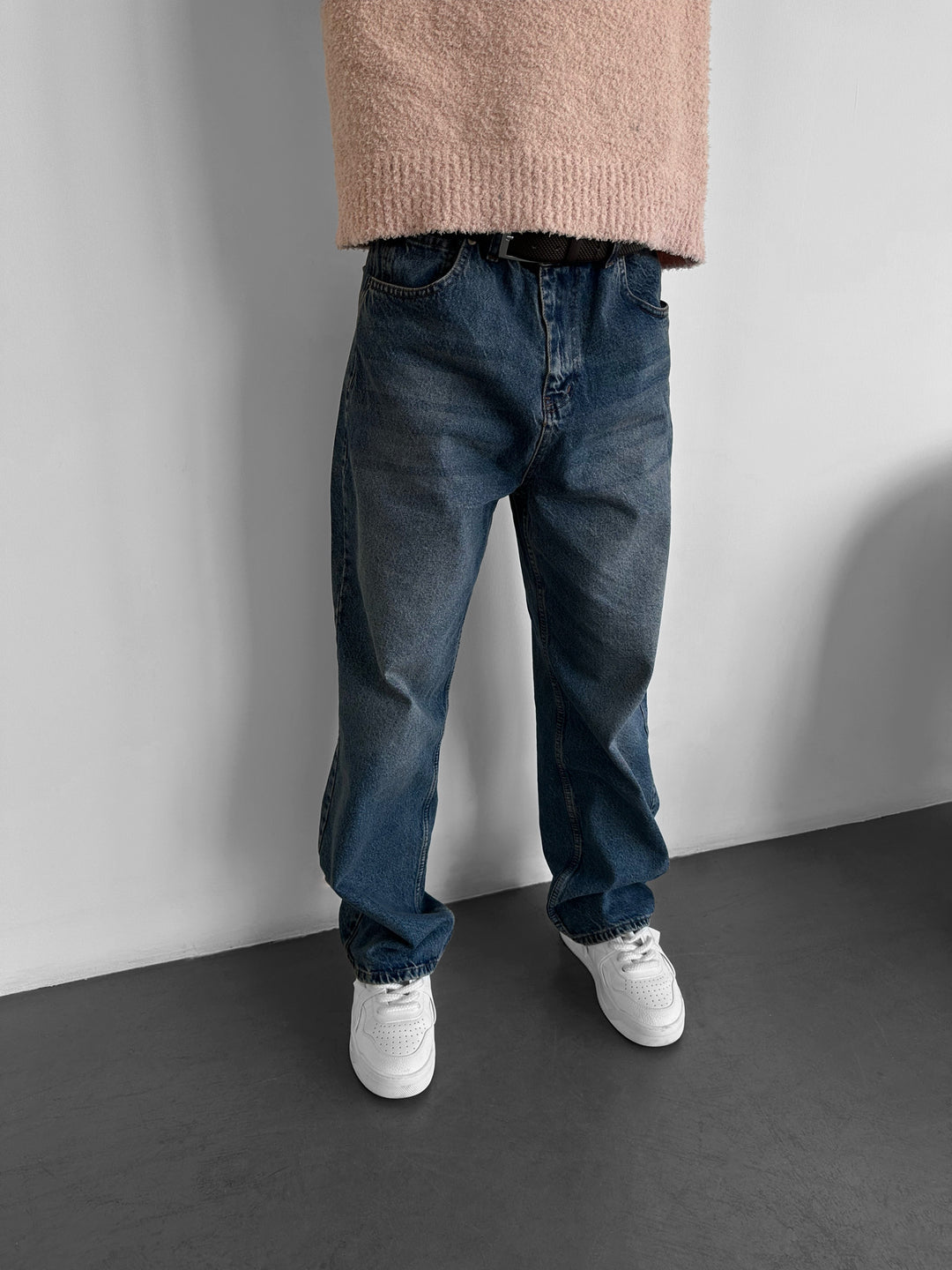 Relax Baggy Fit Jeans - Dark Blue
