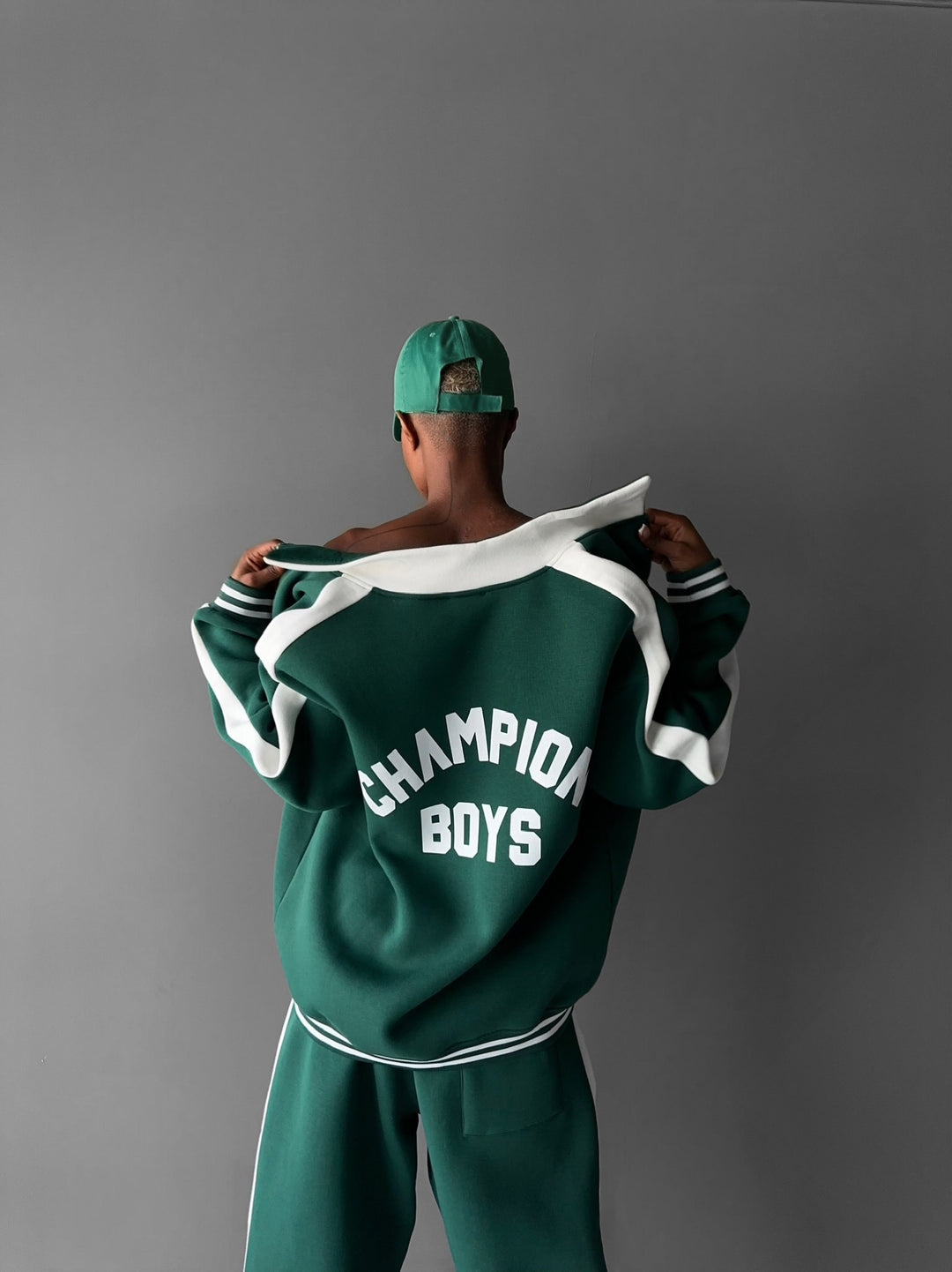 Champion Zipper Sweater - Green