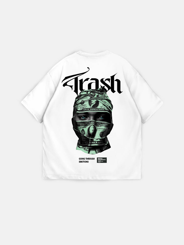 Oversize Trash T-shirt - White