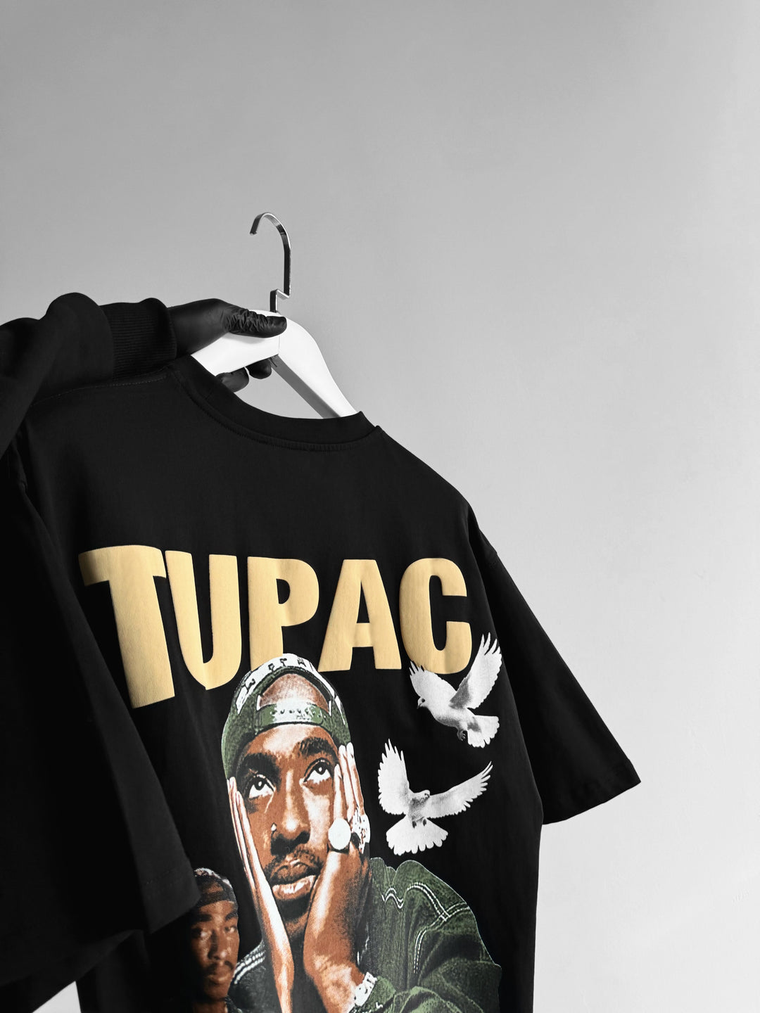 Oversize Tupac T-shirt - Black