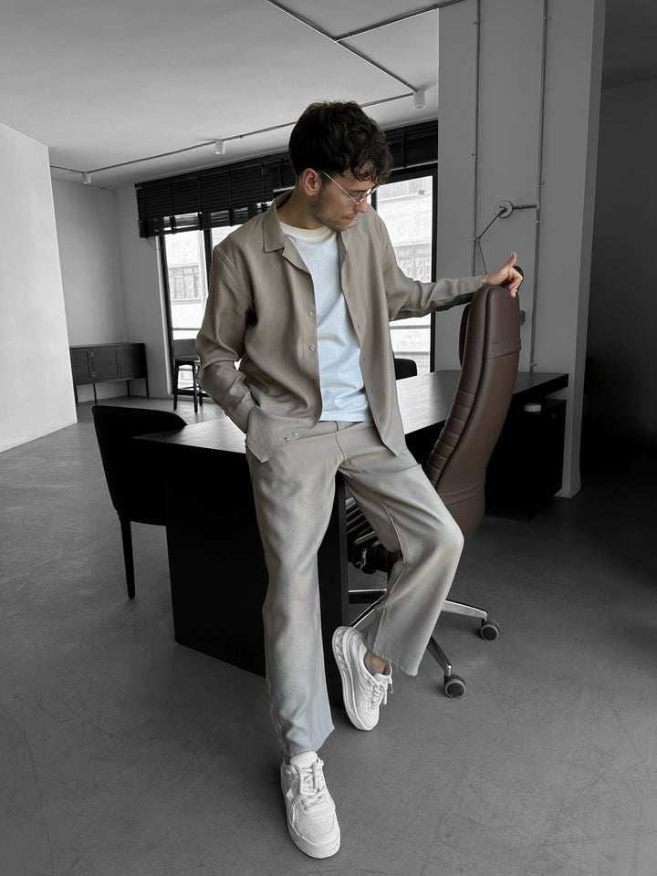 Regular Fit Shirt - Beige