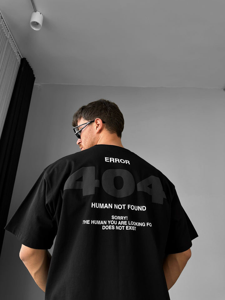 Oversize 404 T-shirt - Black