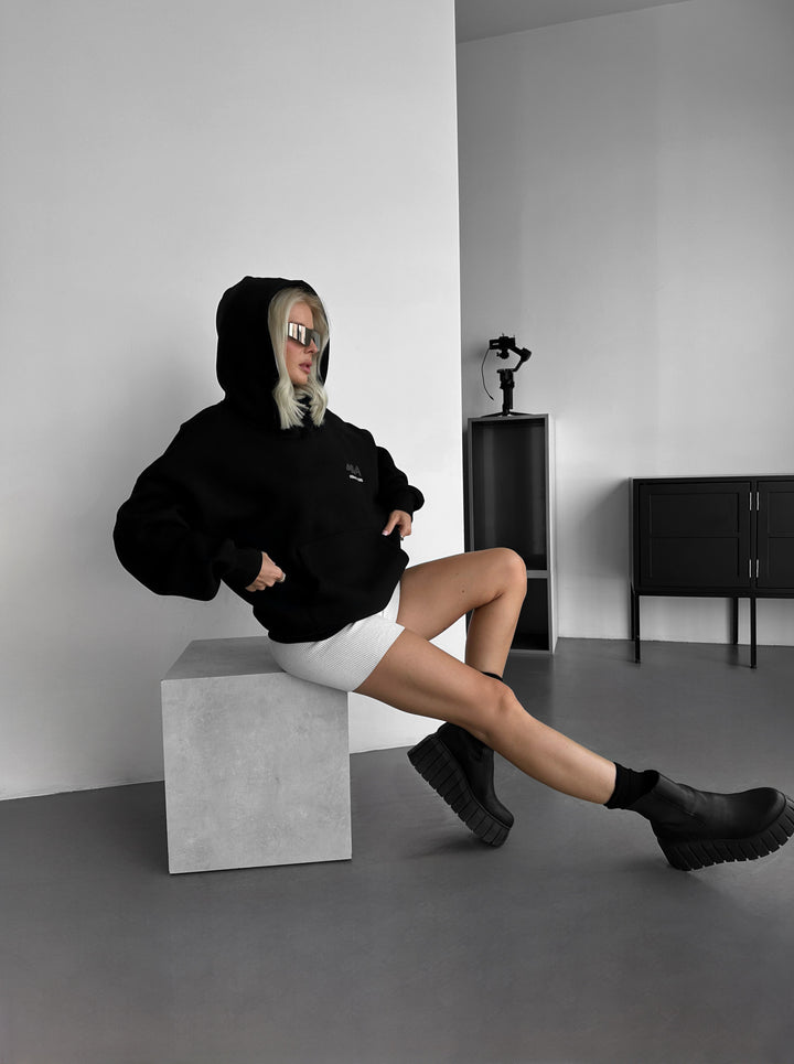 Oversize 404 Hoodie - Black