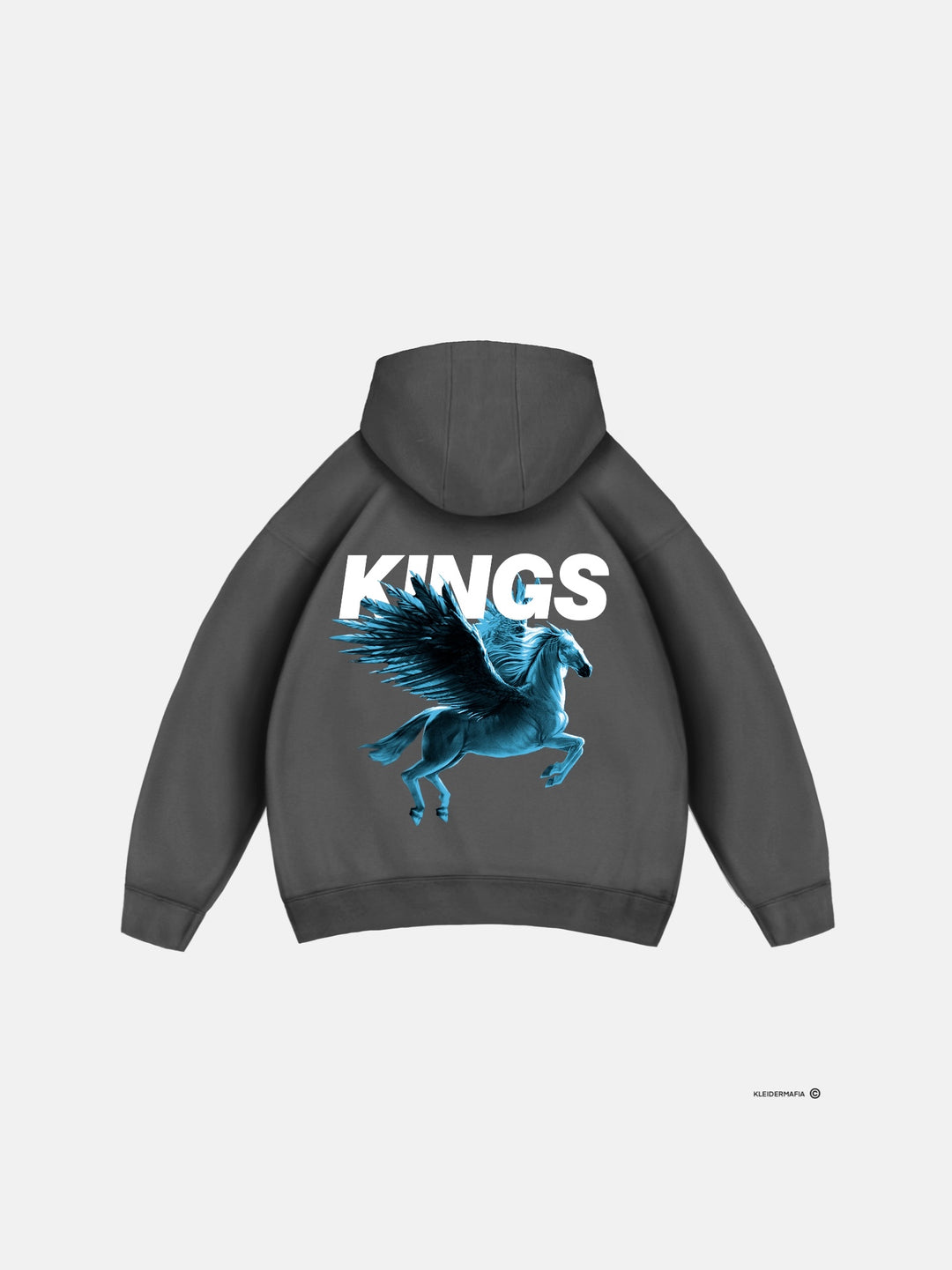 Oversize Kings Hoodie - Anthracite