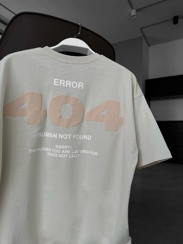 Oversize 404 T-shirt - Beige
