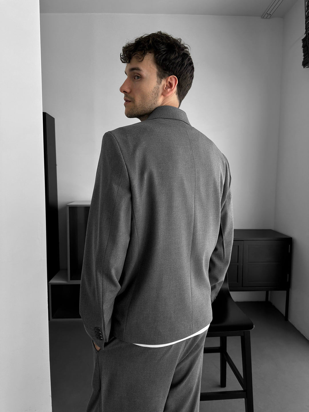 Oversize Tailored Suit - Anthracite