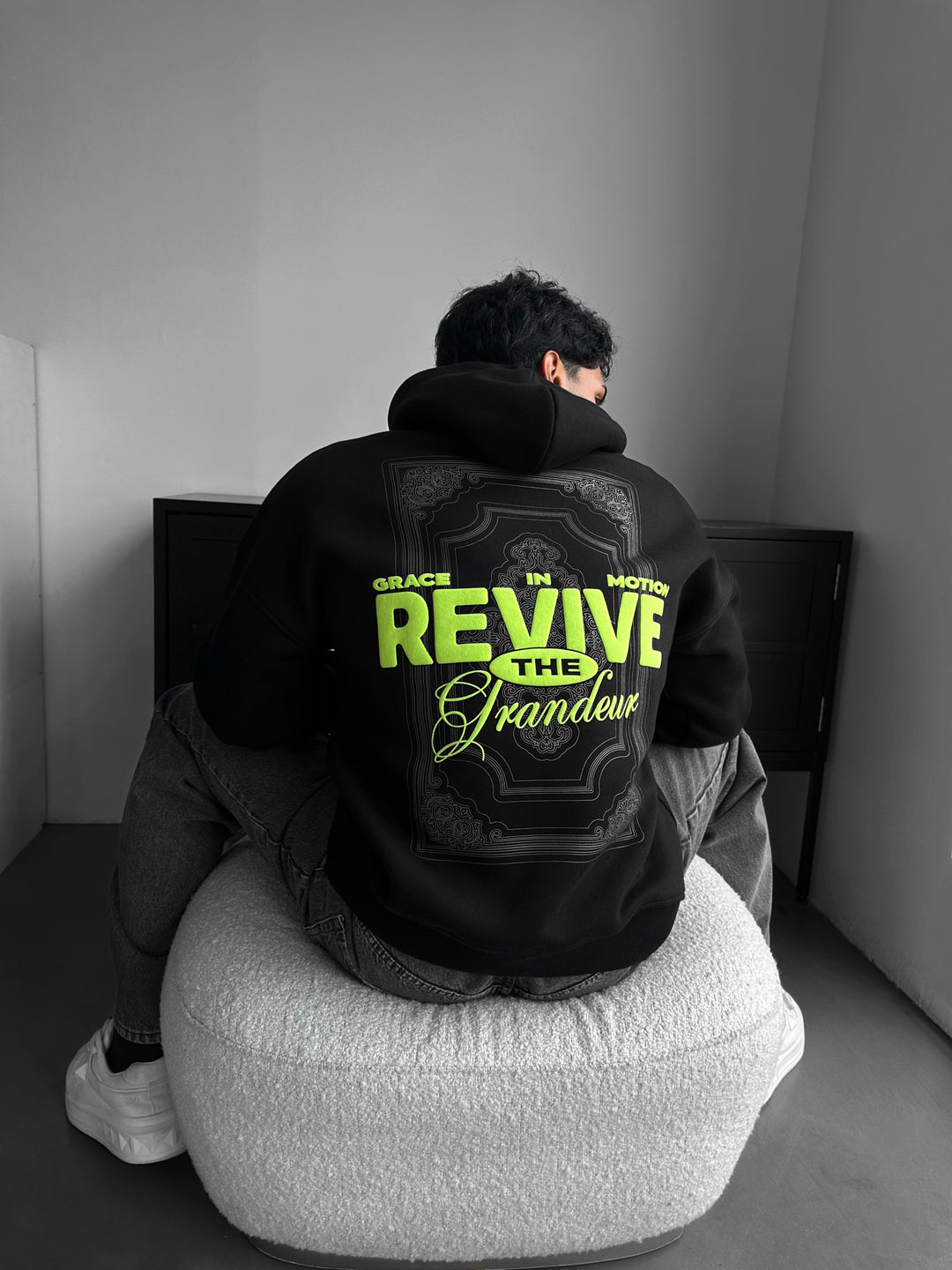 Oversize Revive Hoodie - Black