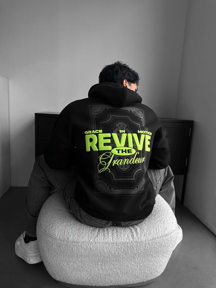 Oversize Revive Hoodie - Black