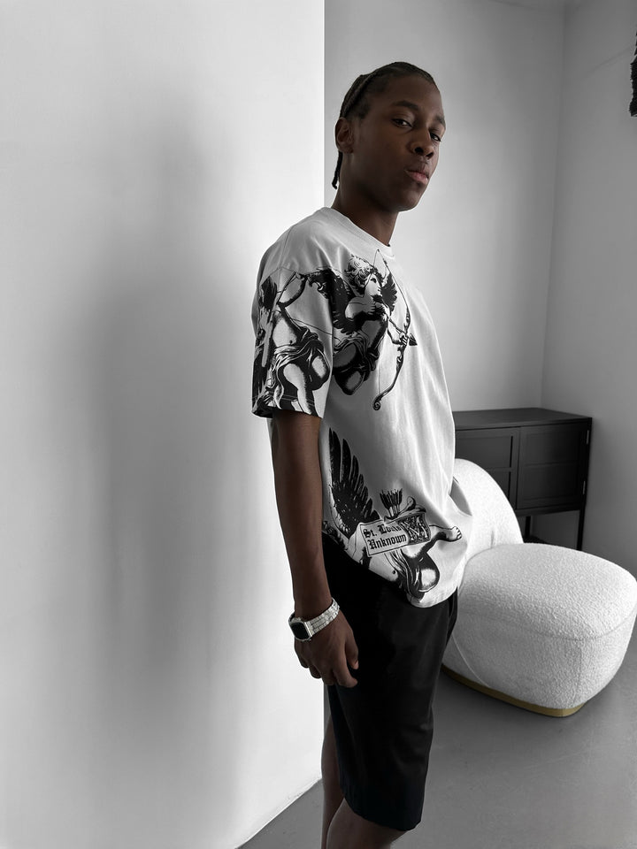 Oversize Guardian Angels T-Shirt - Grey
