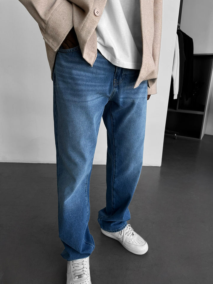 Baggy Fit Jeans - Blue