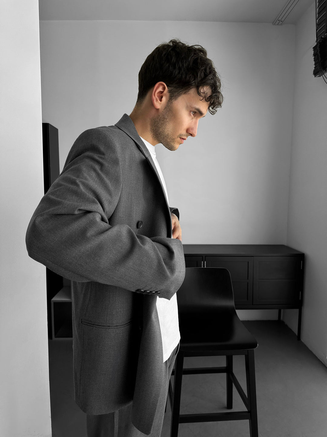 Oversize Tailored Suit - Anthracite