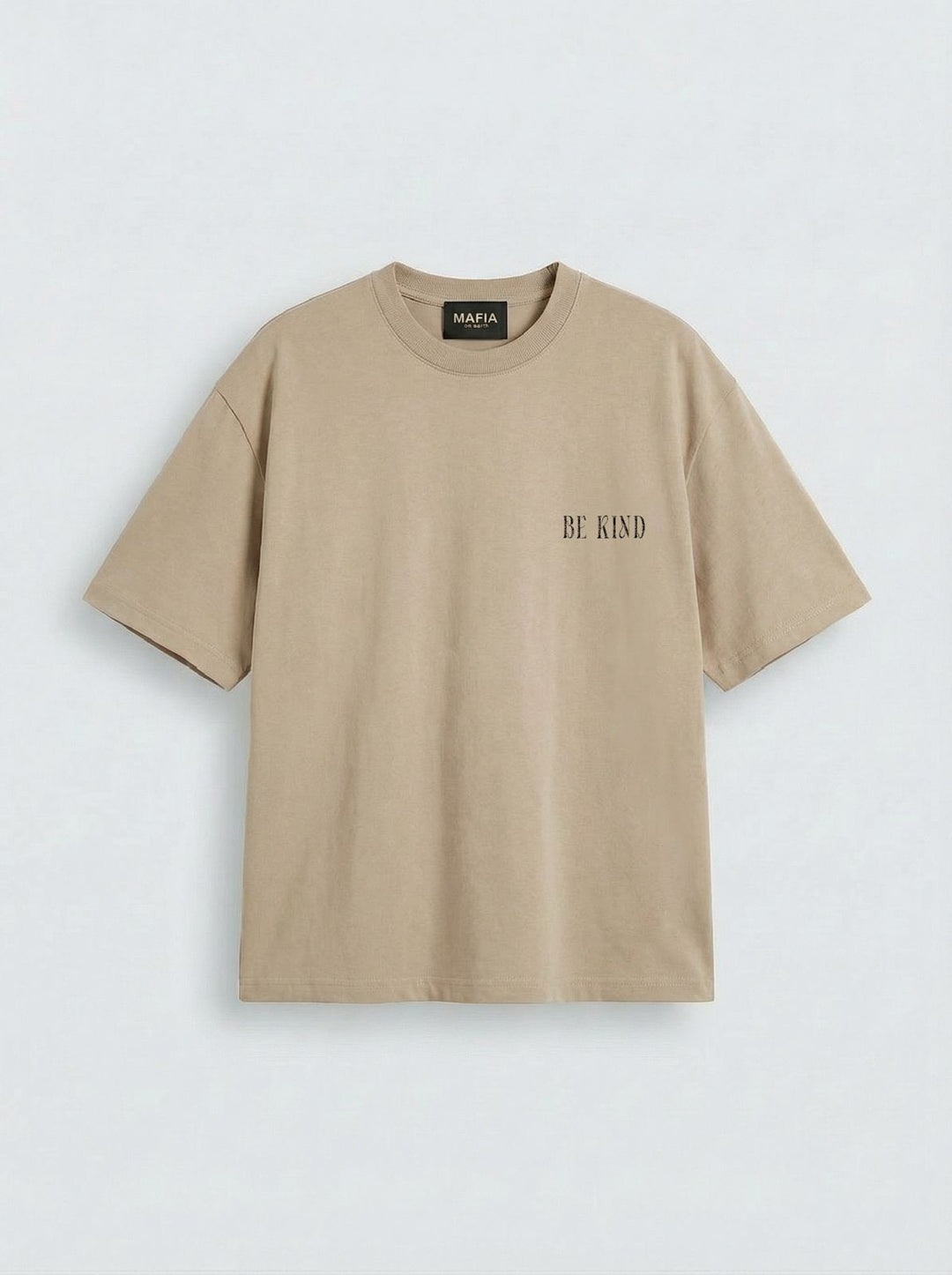 Oversize Be Kind T-shirt - Stone