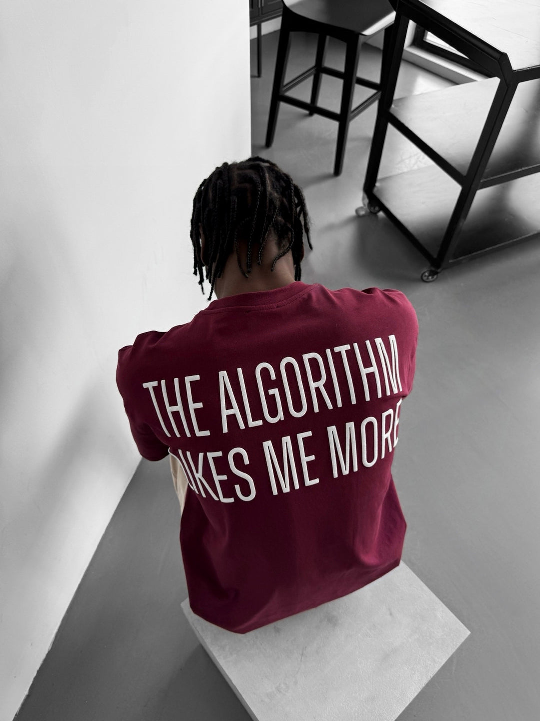 Oversize "Algorithm" T-Shirt - Port Royale