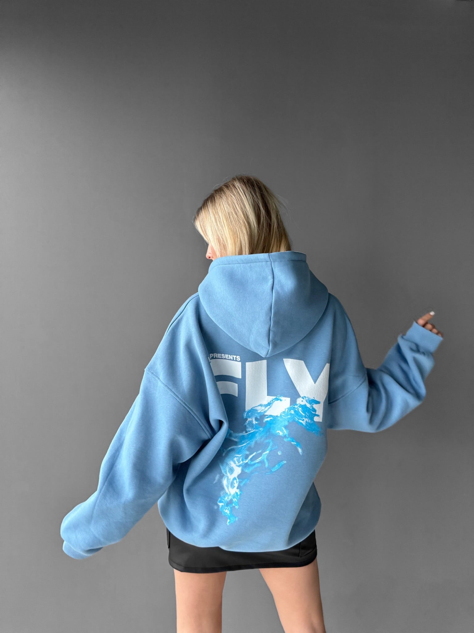 Icy blue sale hoodie