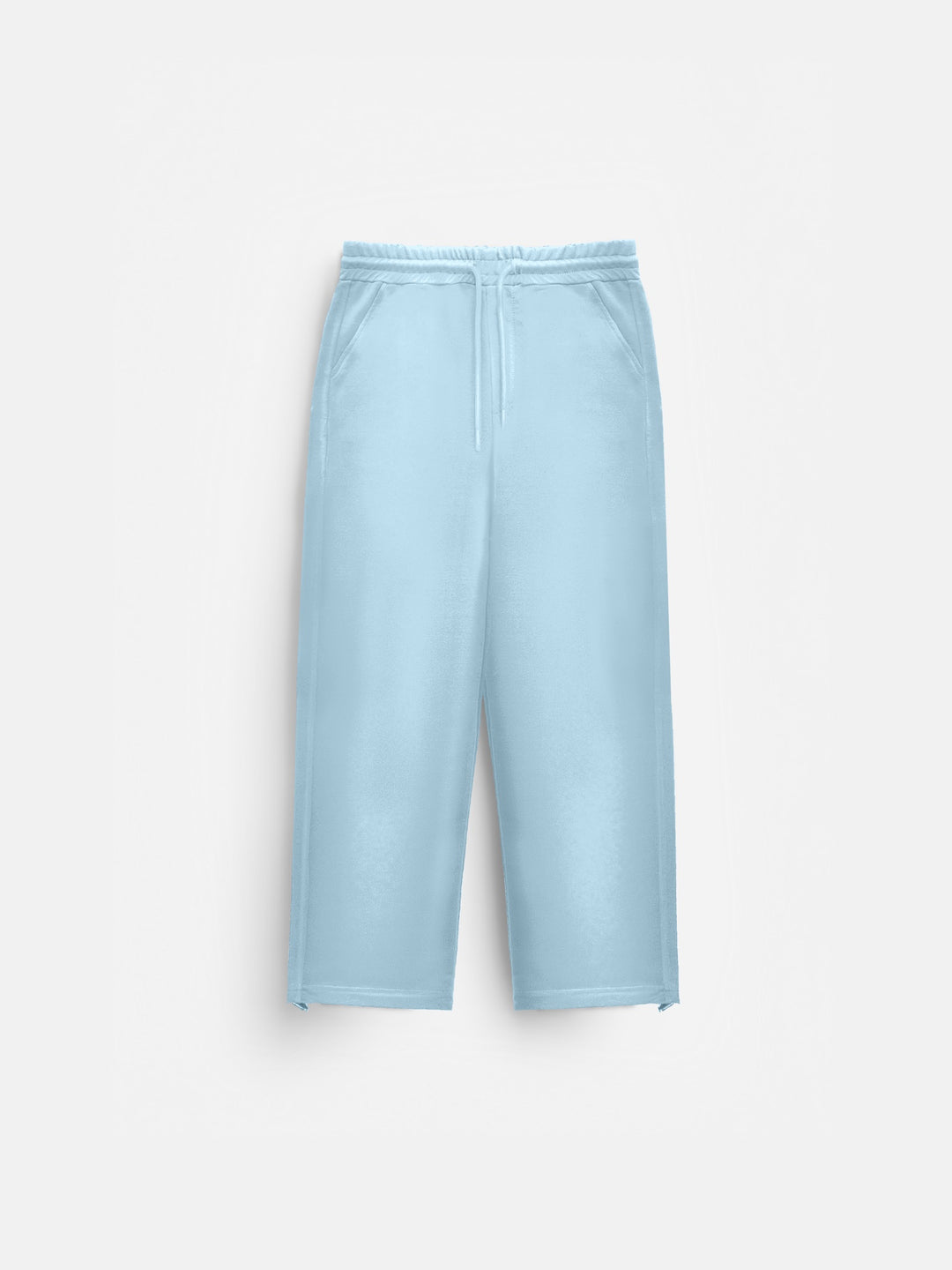 Loose Fit Trousers - Ice Blue