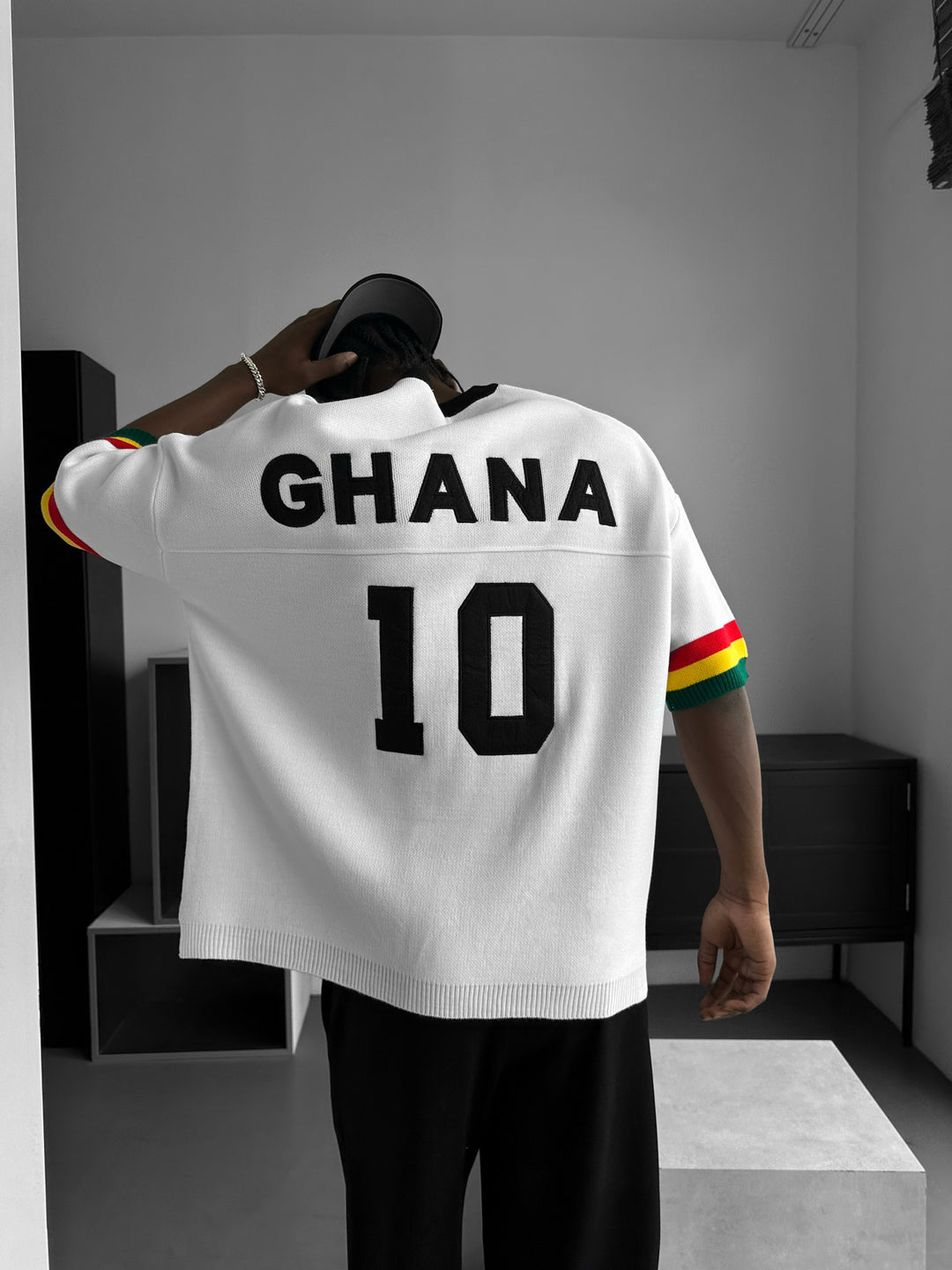 Oversize Ghana Knit T-shirt - White
