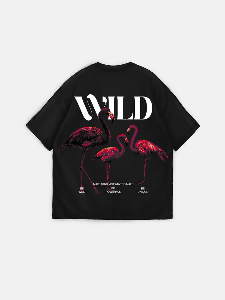 Oversize Wild T-Shirt - Black