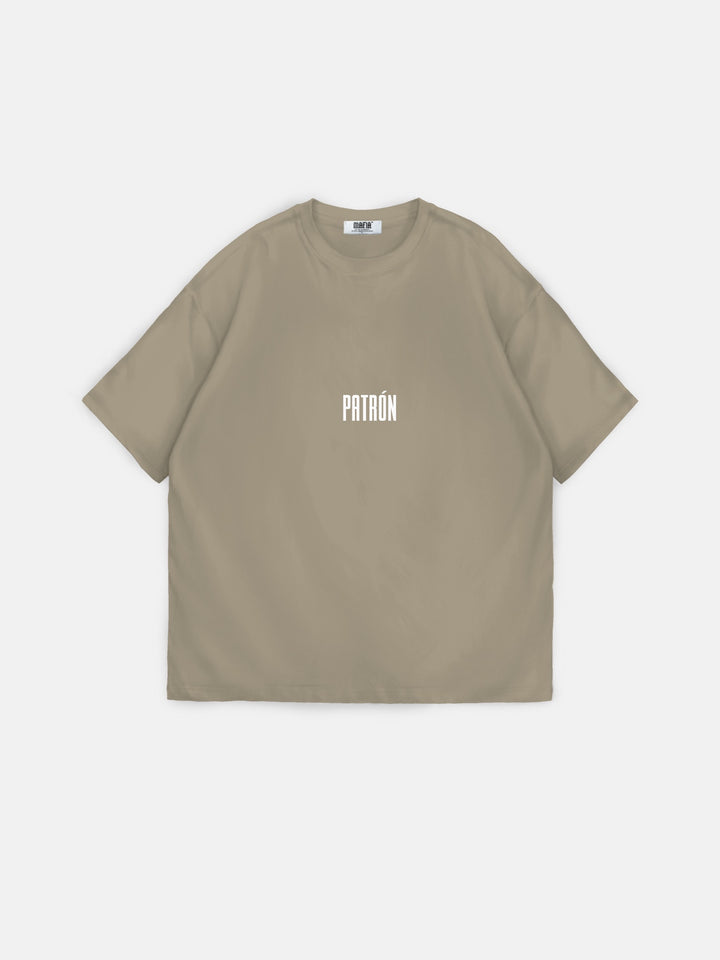 Oversize Patron T-Shirt - Beige