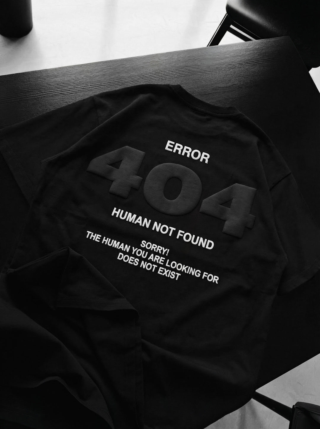 Oversize 404 T-shirt - Black