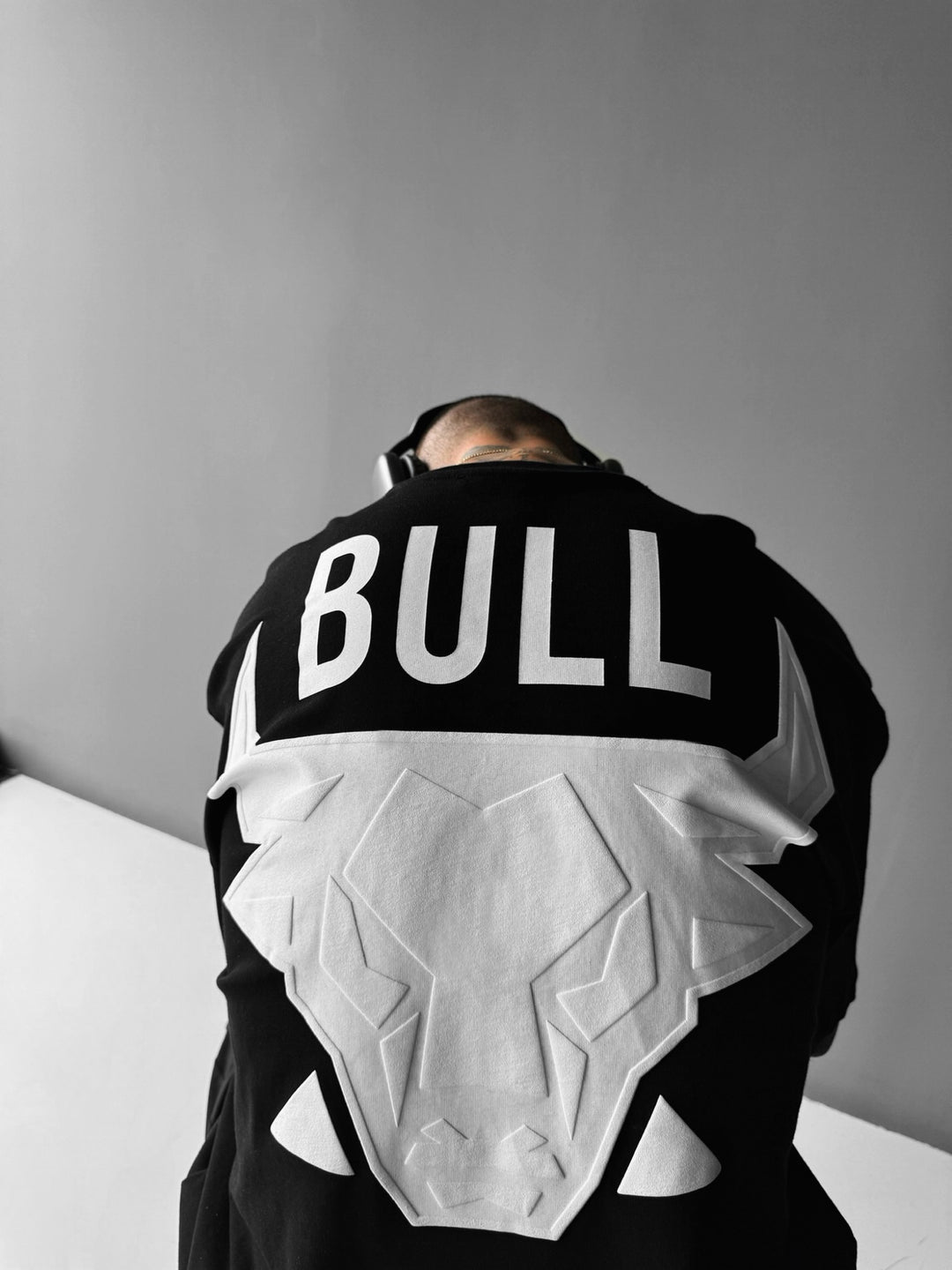Oversize Bull T-shirt - Black and White