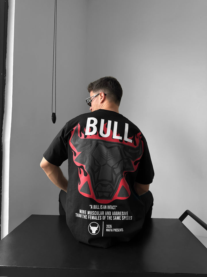 Oversize Fired Bull T-shirt - Black
