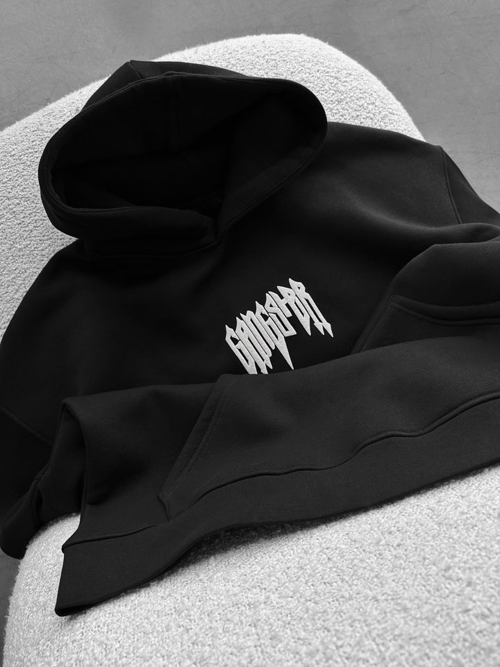 Oversize Gangster Hoodie - Black