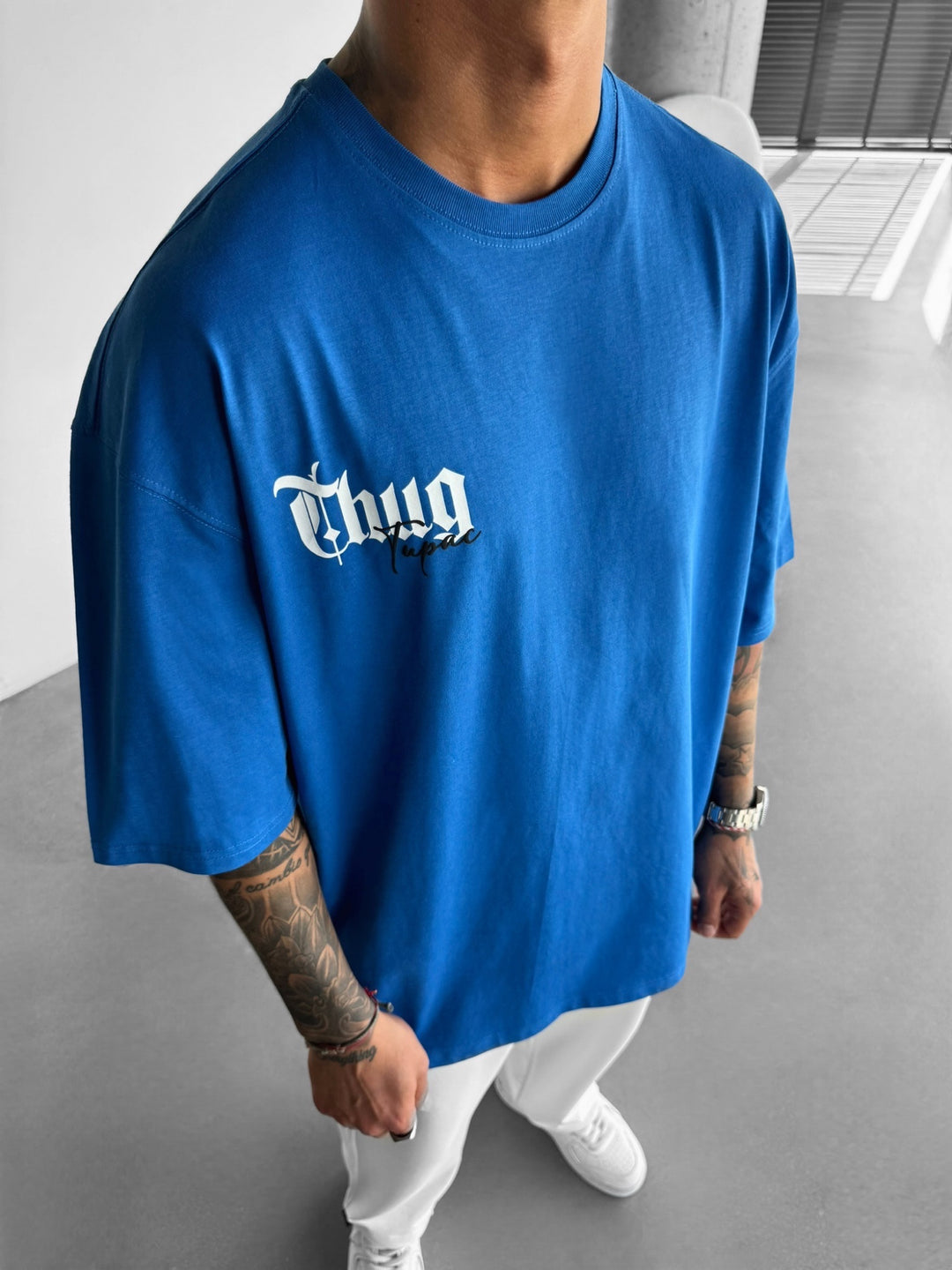 Oversize Thug Life T-shirt - Saks