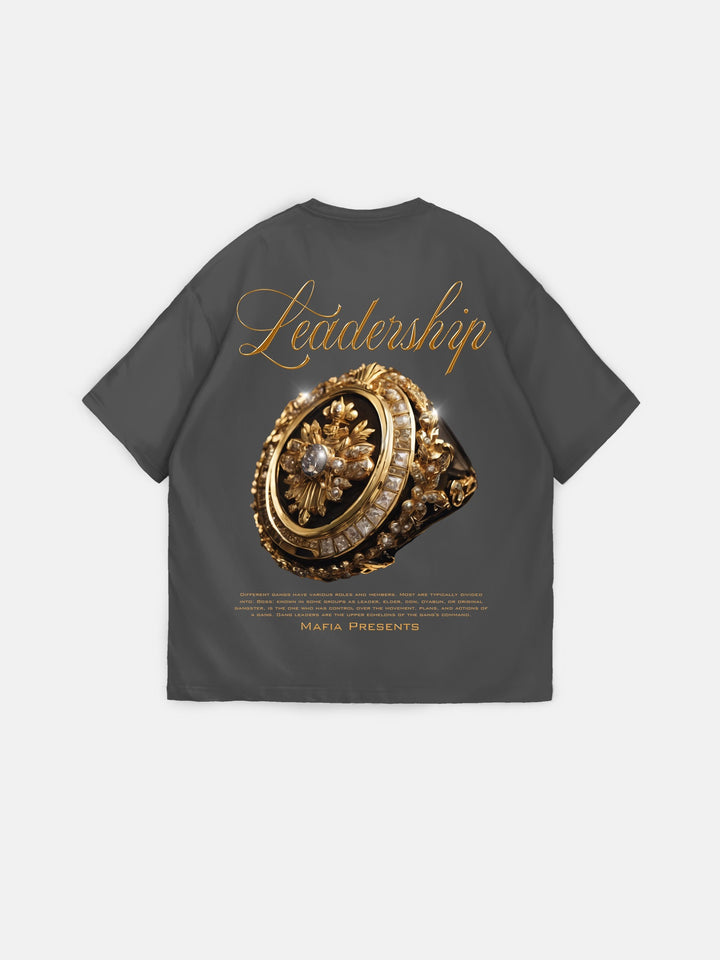 Oversize Leadership T-shirt - Anthracite