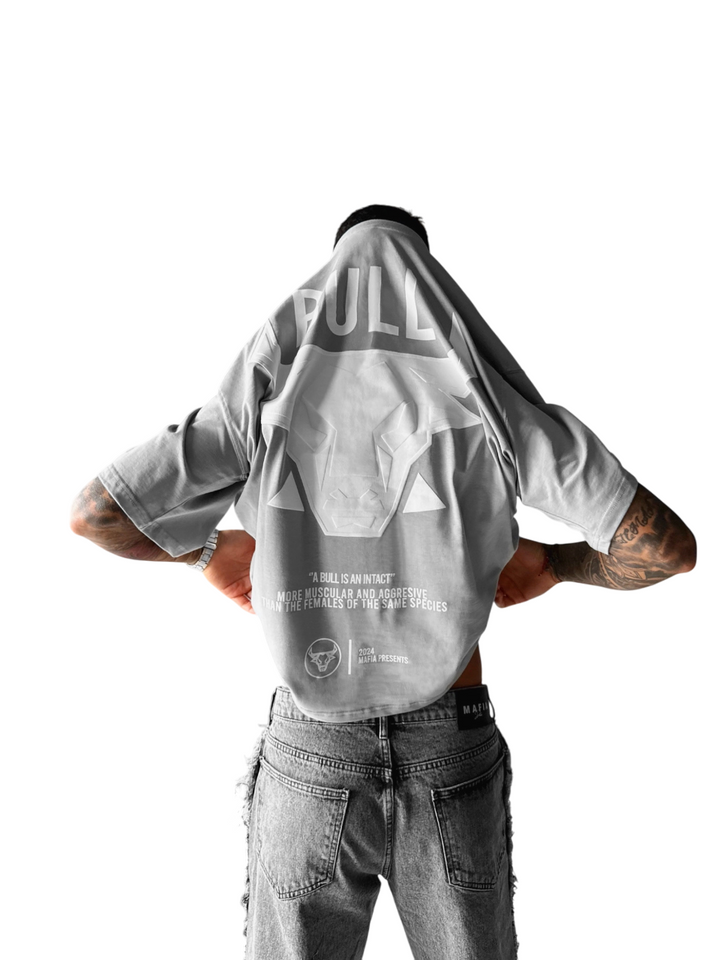 Oversize Bull T-shirt - Grey