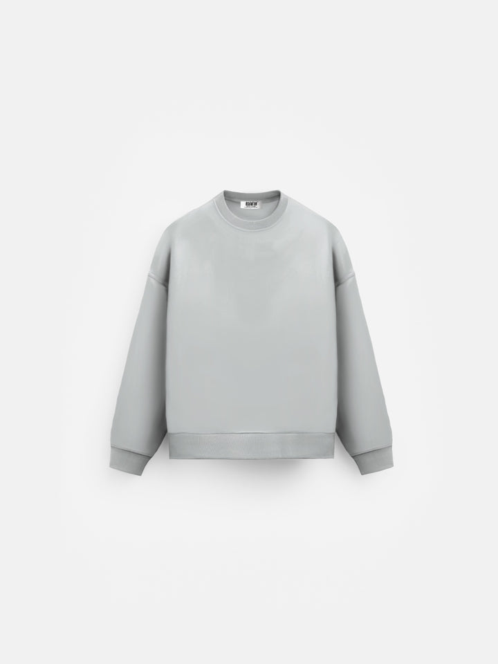 Oversize Basic Sweater - Grey