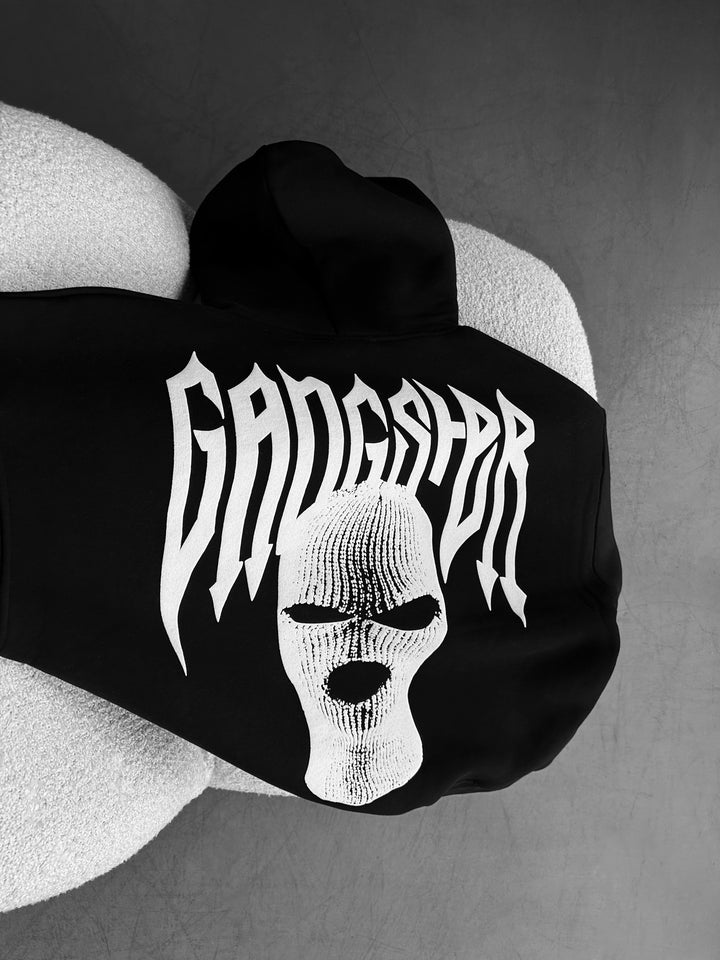 Oversize Gangster Hoodie - Black