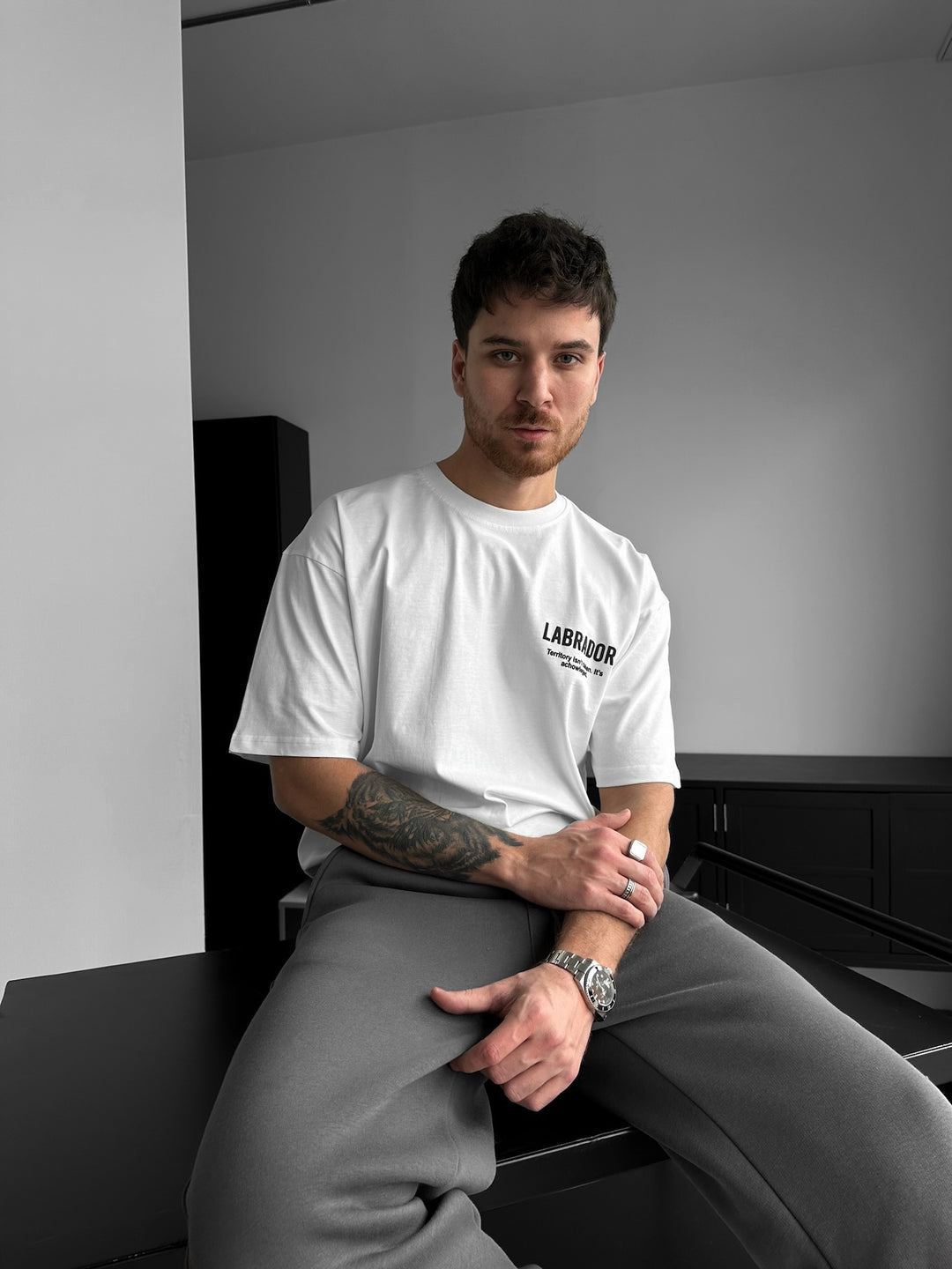 Oversize Labrador T-shirt - Ecru