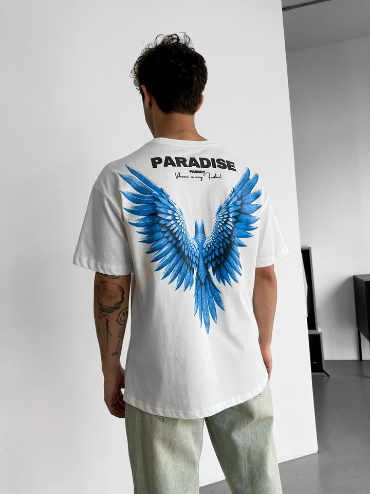 Oversize Paradise T-Shirt - Ecru