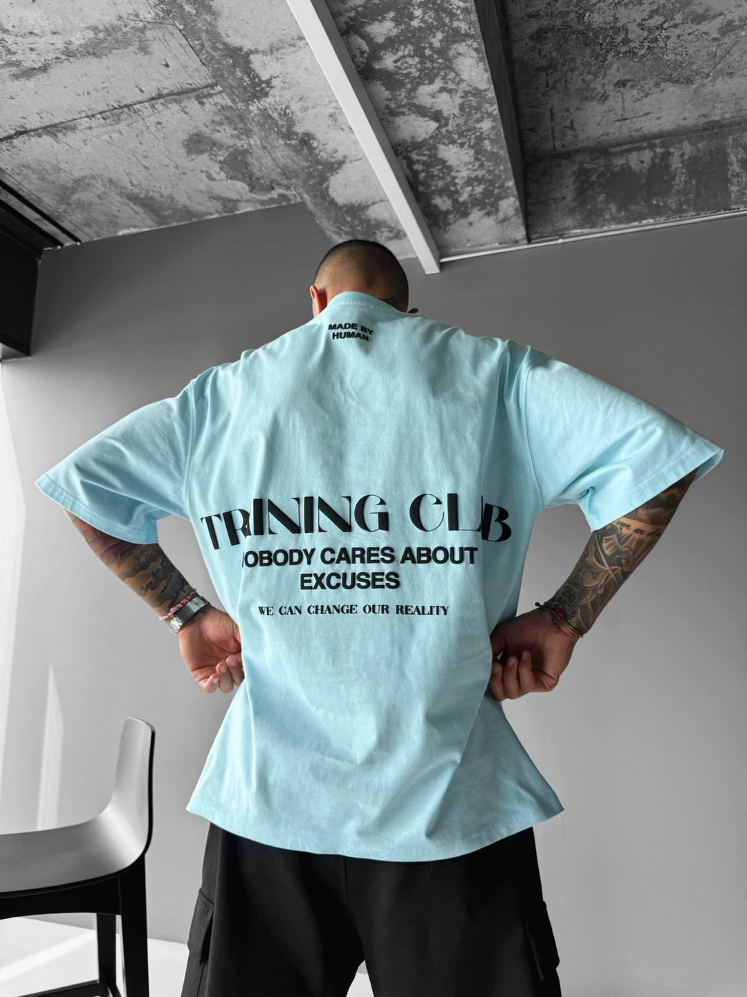 Oversize Training Club T-Shirt - Baby Blue