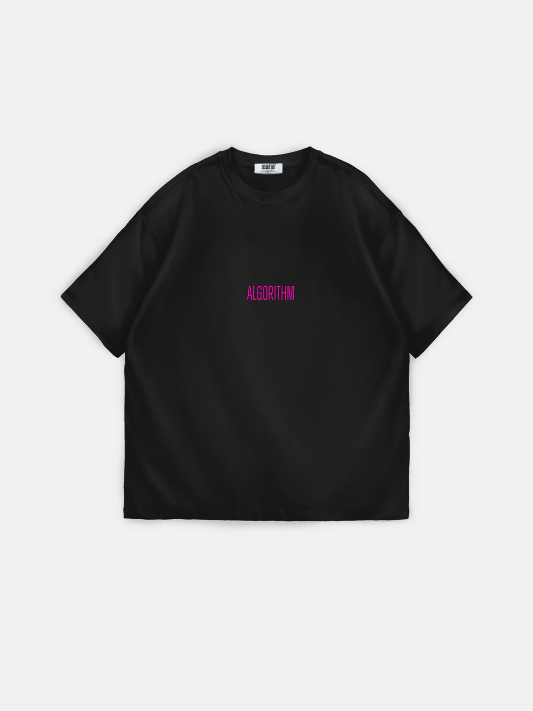 Oversize "Algorithm" T-Shirt - Black and Lila