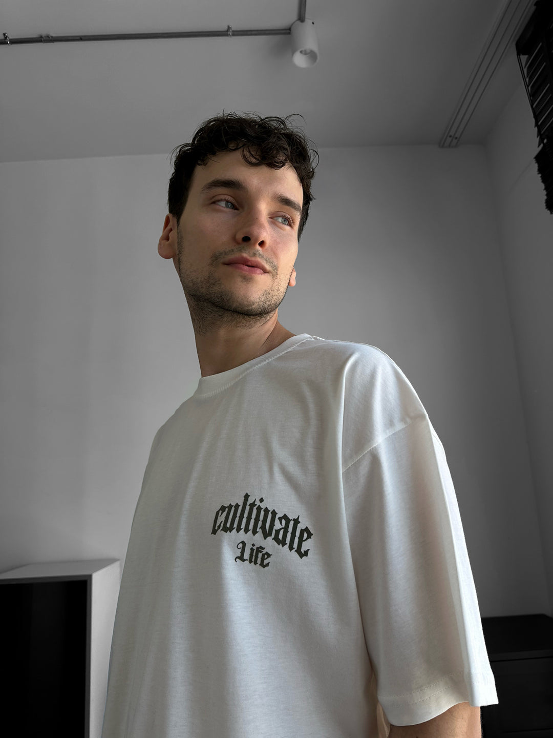 Oversize Cultivate T-shirt - Ecru
